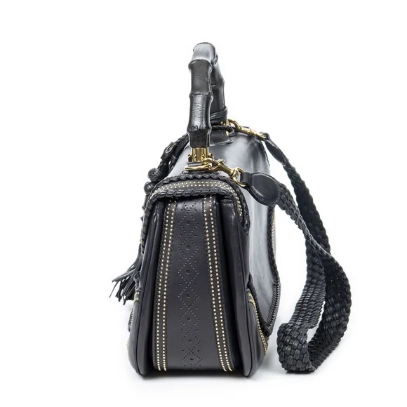 Gucci Black Leather Shoulder Bag - Picture 3 of 9